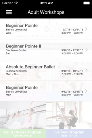 Joffrey Ballet School screenshot 3