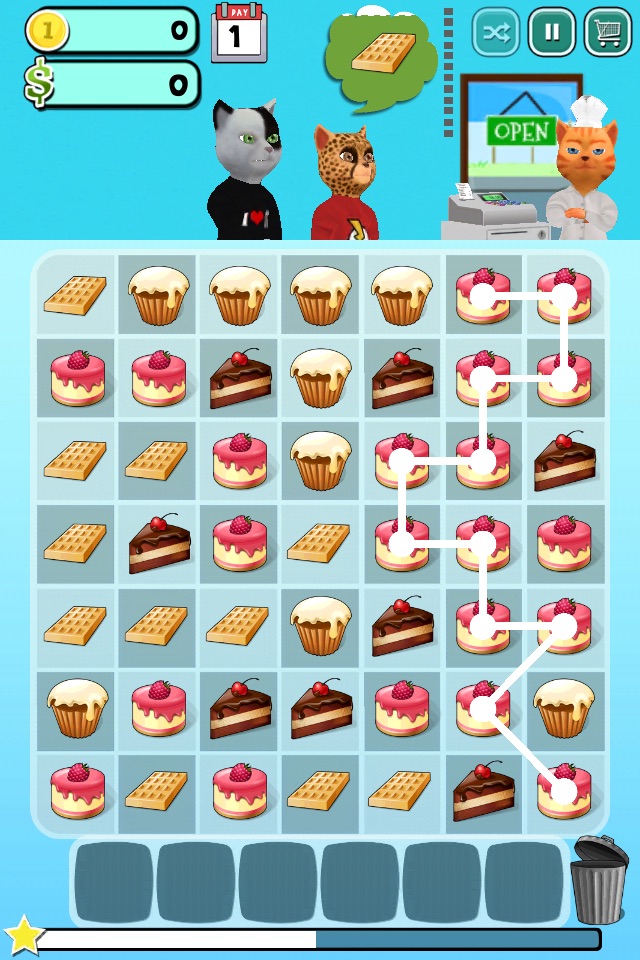 Cat Leo's Bakery Kitchen Game screenshot 2