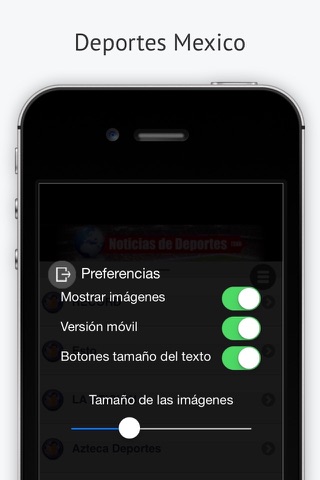 Deportes Mexico screenshot 3