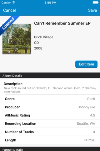 Music Collector Database Pro screenshot 3