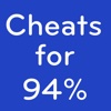 Cheats for 94%.