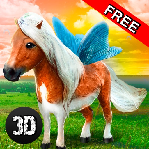 Flying Pony Simulator 3D Icon