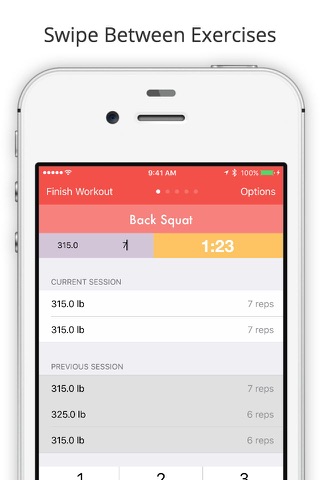 Zen Workouts - Strength Training planner, logger, and analyzer screenshot 2