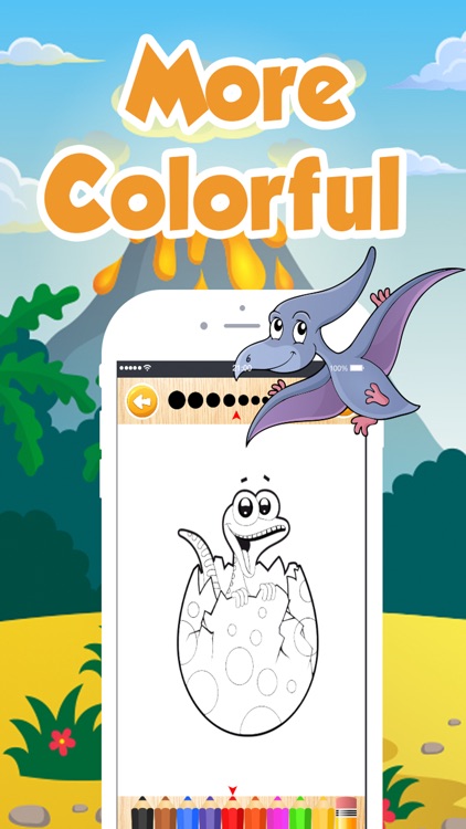 Dinosaur Coloring Book For Kids Games Free screenshot-3