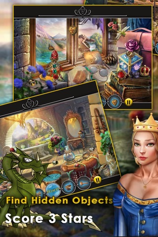 Princess and the Dragon - Hidden Object Game screenshot 4