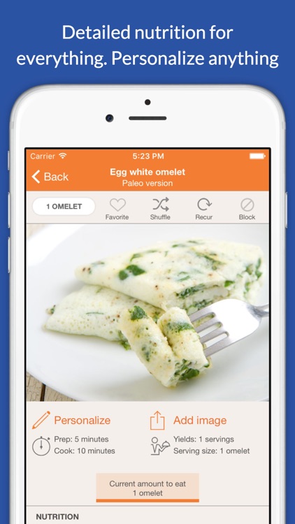 Eat This Much - Meal Planner & Calorie Counter