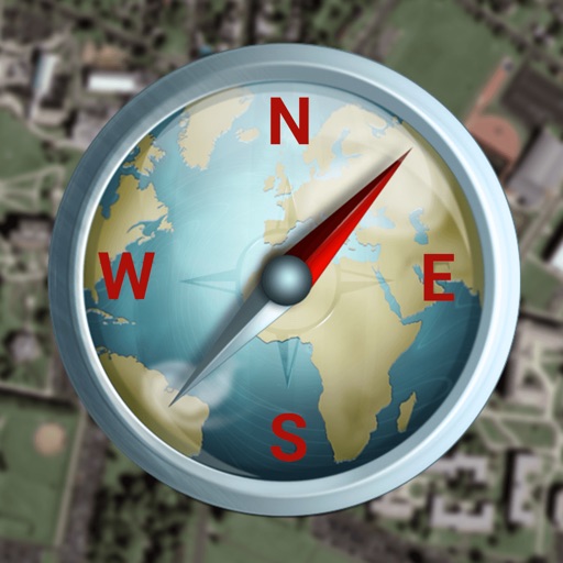 Commander Heading Compass - Minimalist, Digital GPS Finder