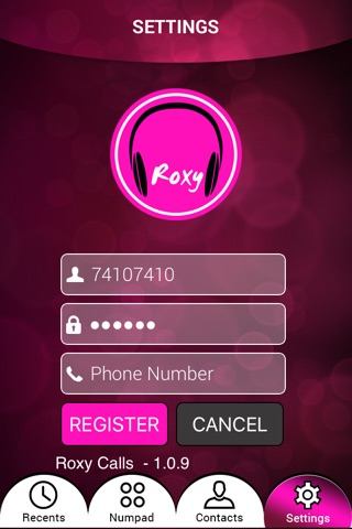 RoxyCall screenshot 2