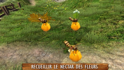Screenshot #1 pour Miel Abeille Attaque En Volant 3D Simulateur Jeu – Mouche à Tuer Ennemi Insectes