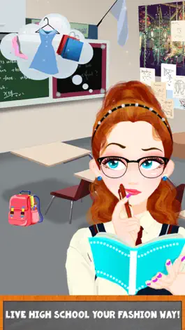 Game screenshot High School Salon - Teenage Girls Campus Makeup and Dress Up apk