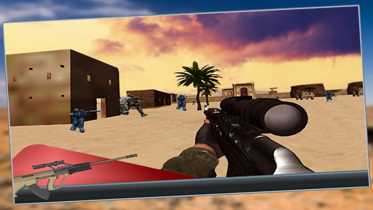 Commandos Operation in Desert Pro - 3d Army shoot games screenshot-3