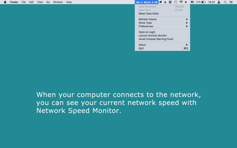 Network Speed Monitor Screenshot