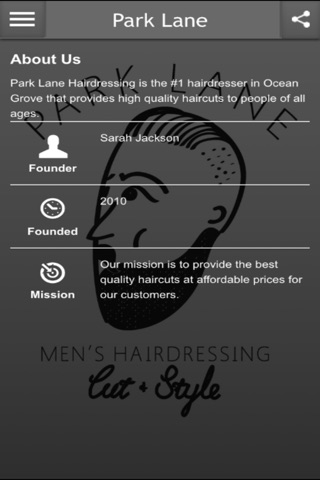 Park Lane Hairdressing screenshot 2