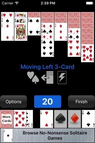 Moving Left Solitaire screenshot 4