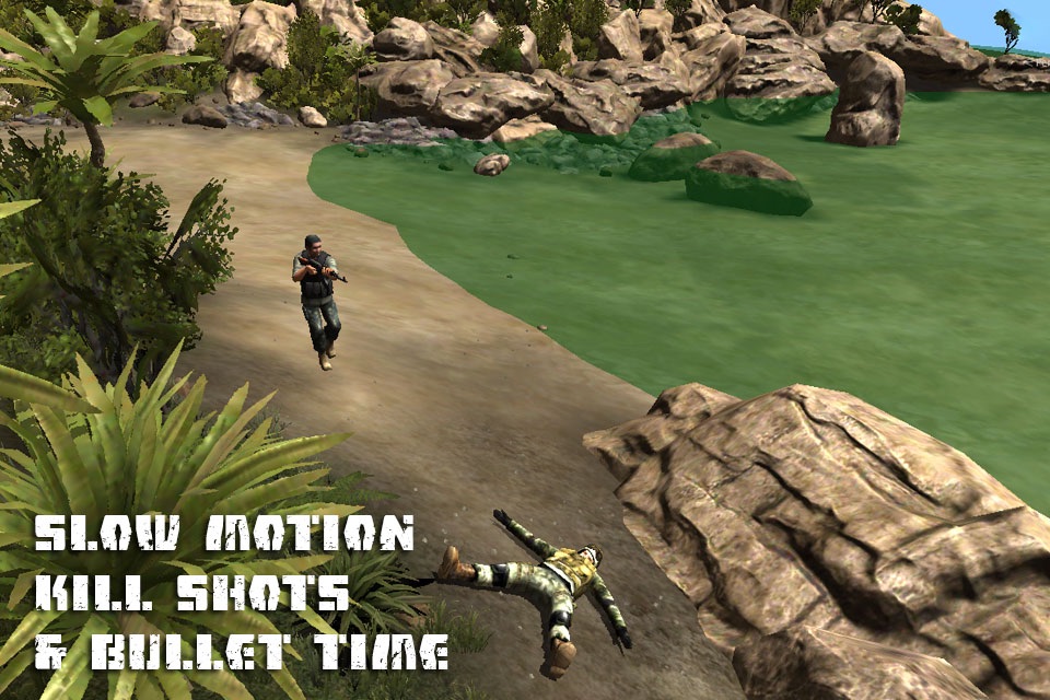 Desert Island Sniper Battlefield Free screenshot 2