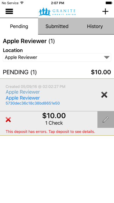 How to cancel & delete Granite Credit Union Mobile Deposit (Business) from iphone & ipad 2