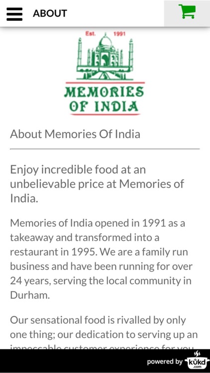 Memories Of India Indian Takeaway screenshot-3