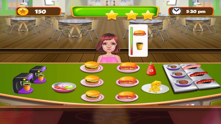 Burger Maker Shop : Rising Cooking Restaurants,Cooking Fever of kids,Mom Cooking