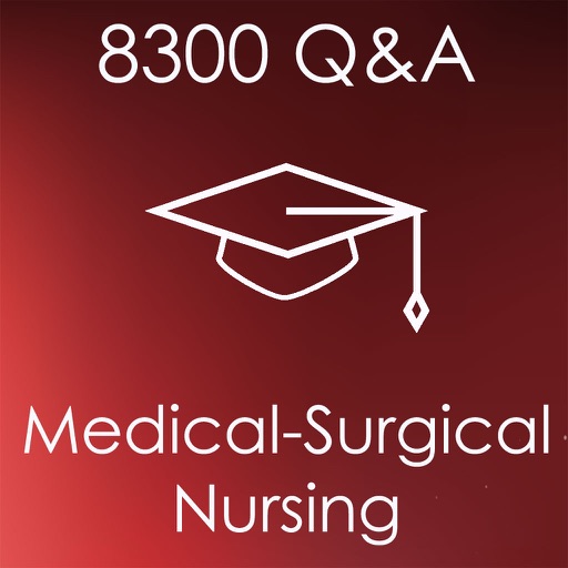 Medical Surgical Nursing: 8300 Study Notes, Concepts & Q&A icon