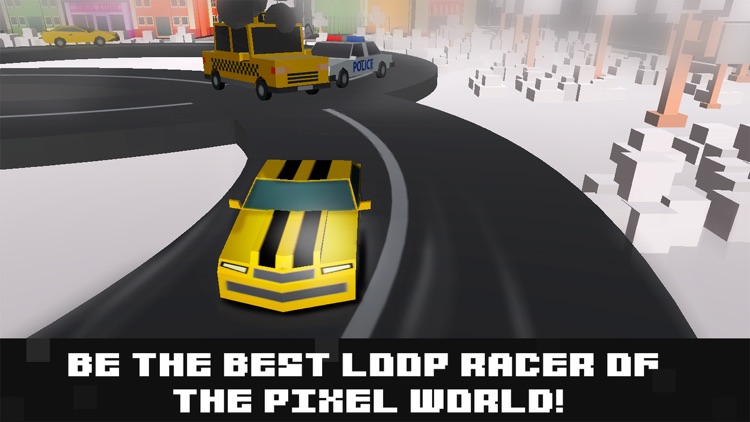 Pixel Car Racing: Loop Drive Full screenshot-4