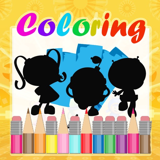 Paint Coloring Kids Fun Shadow Cartoon Game Umizoomi Team Edition iOS App