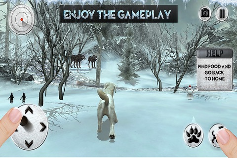 Life Of Real Wild Stray Snow Dog screenshot 2