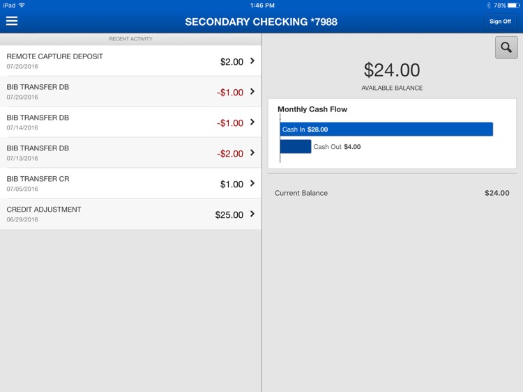 Monona Bank Business for iPad