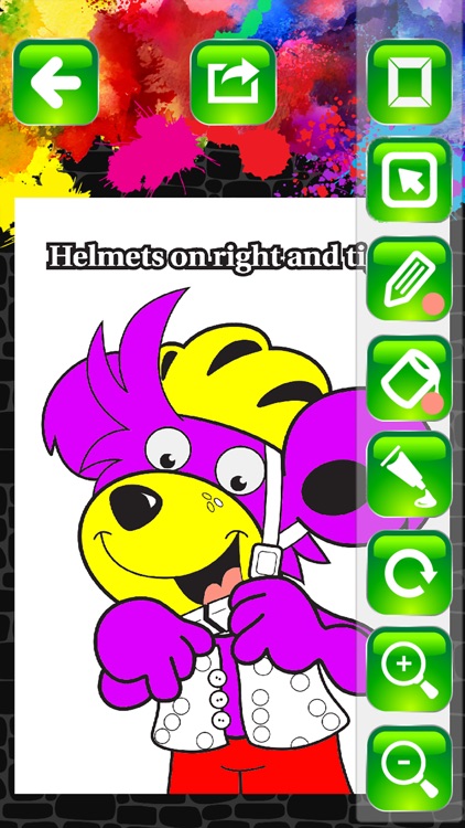 Ruben the Road Safety Bear: Paint screenshot-3