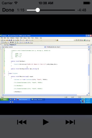 C#Programming screenshot 4
