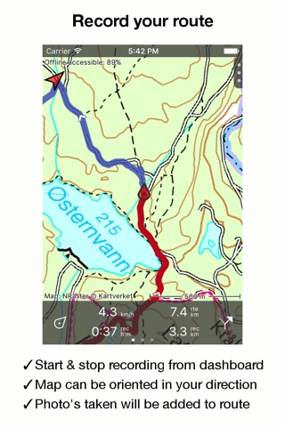 Topo GPS Norway screenshot 3