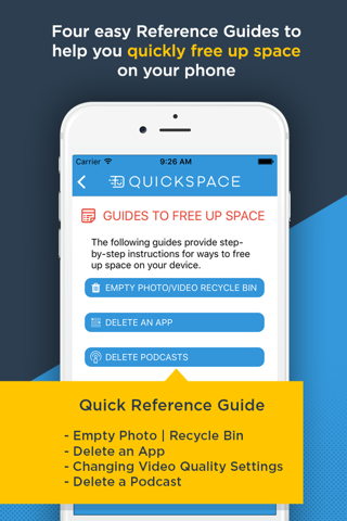 QuickSpace - Available Photo & Video Space and Video Viewer screenshot 4