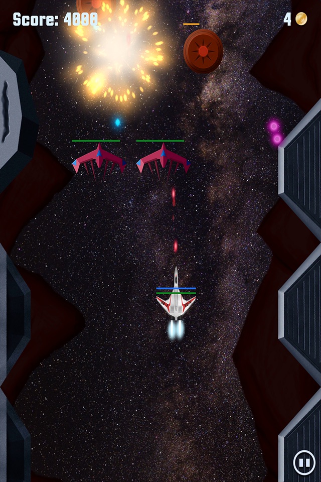 Incident X - Deep space plasma hell shoot them up screenshot 3