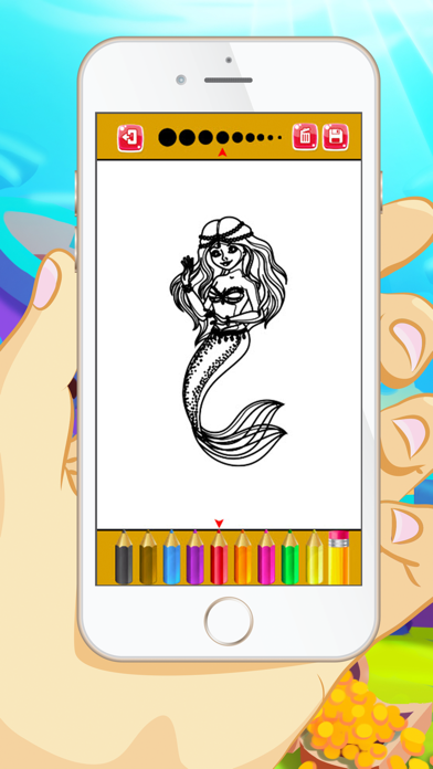 マーメイドぬりえ 教育ぬりえゲーム無料 子供と幼児のための By Wutichai Choomalaiwong Ios 日本 Searchman アプリマーケットデータ