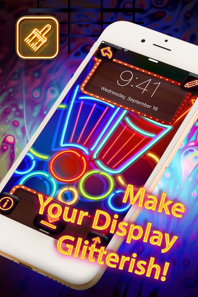 Cool Neon Wallpapers – Glowing and Sparkling Background.s for Retina Home Screen Free screenshot 3