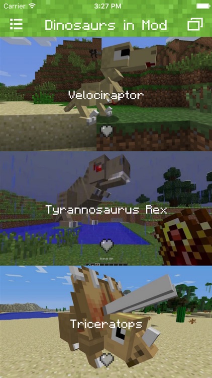 survivalcraft 2 dinosaur mod