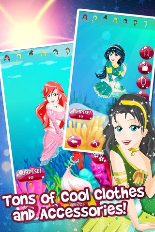 Mermaid Princess DressUp Salon Free Game For Girls screenshot 4