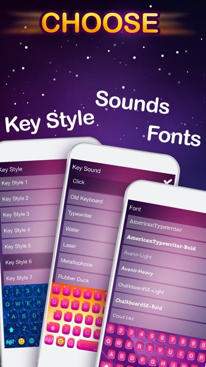 Qwerty Keyboard.ing & Fancy Fonts – New Emoji.s Keyboard for iPhone with Custom Skins screenshot-4