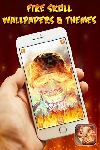 Fire Skull Wallpapers & Themes – Spooky Skeleton Backgrounds for Lock and Home Screen screenshot 2