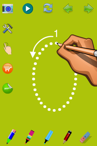 Trace Letters Wizard Level 3 - náhled