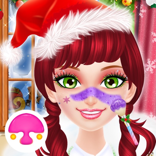 Christmas Girl Salon Icon