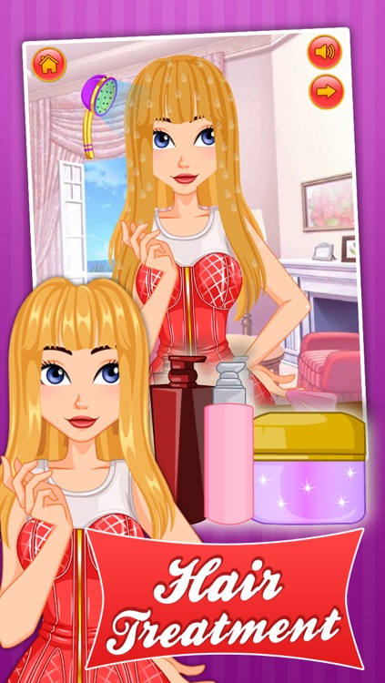 Princess Hair Salon Braided Buns Game screenshot-3