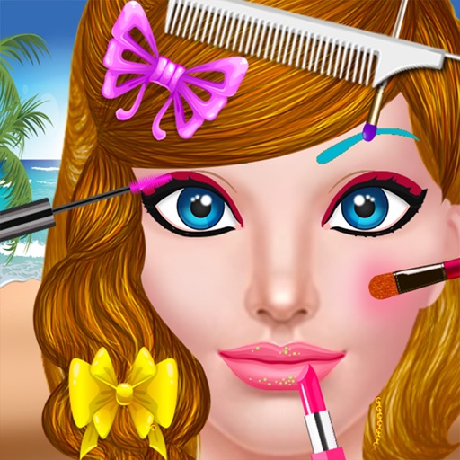 Summer Hair Salon Icon