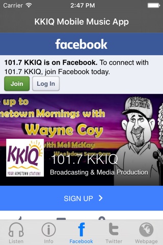 KKIQ Mobile Music App screenshot 3