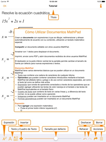 MathPad screenshot 4