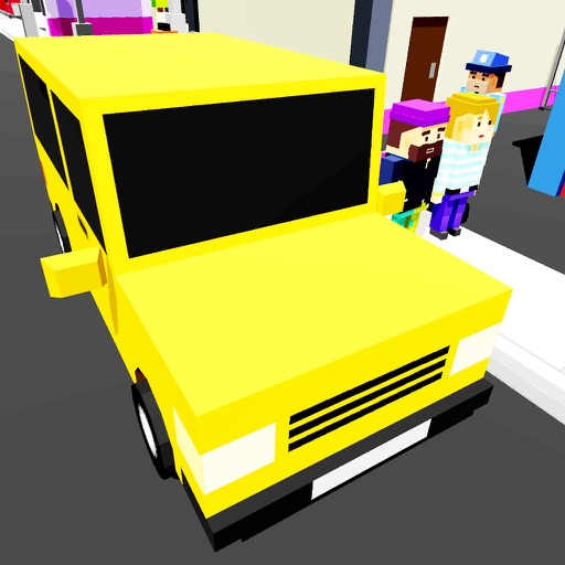 Cube Car Craft Parking Simulator 3D - Car Driving Game iOS App
