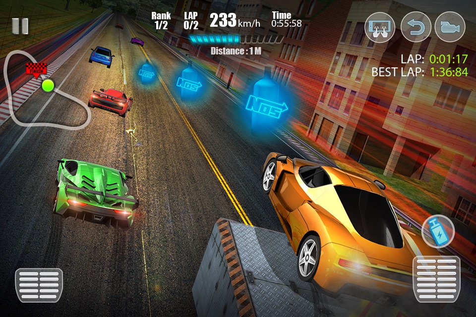 Racing in City 3D screenshot 4