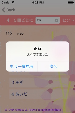 新しい日本語能力試験文字語彙 screenshot 3