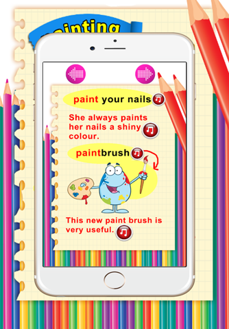 Learn English Vocabulary painting : free learning Education for kids screenshot 3