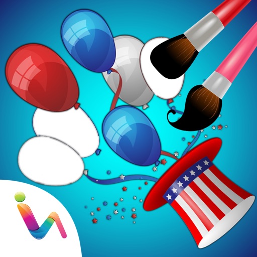 Independence Day Coloring Books - 4th Of July Special Edition Icon