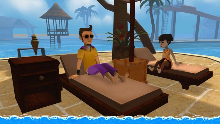 Aqua Park Speed Coaster Slide Cool Water Race Simulator Game screenshot-3